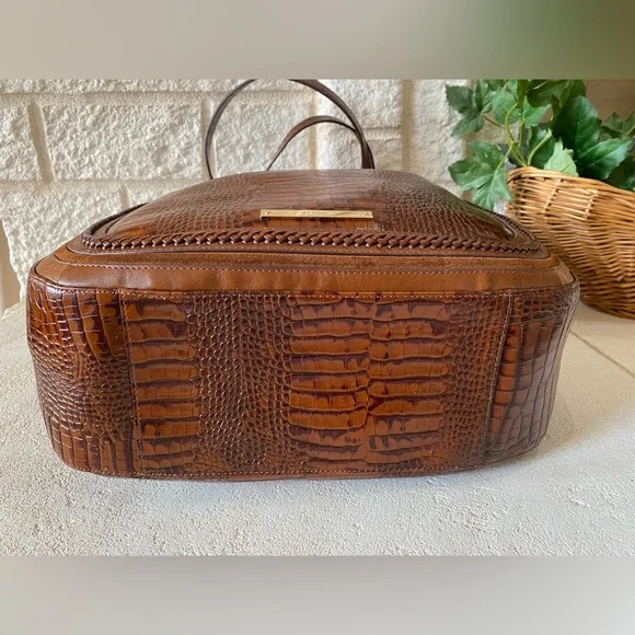 🚫SOLD🚫5⭐️Seller! Brahmin TOFFEE ROCKDALE THELMA X-L Shoulder Bag/Tote - Picture 15 of 16